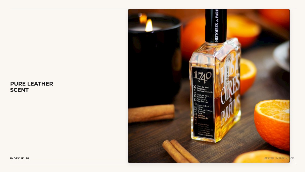 pure leather scent